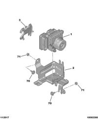 9677683680-Bracket-brake hydraulic unit