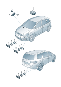 1K8919472B-Controlunit, parking D  -30.05.2016