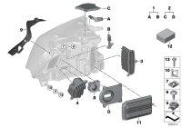 63117401167-REMKOMPLEKT HEADLIGHT L
