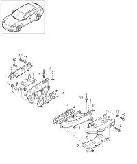 95811112912-MANIFOLD ASSY-EXH.,*