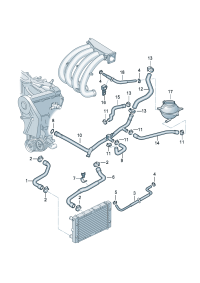 1GD121051A-RADIATOR HOSE/VW BORA/SEAT