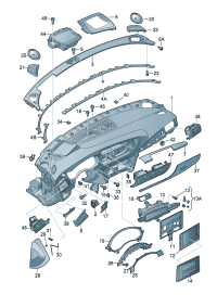 4G1857001EF1-Panel, w/duct (steel gray)