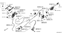 825501JA0B-Actuator-slide door lock, rh