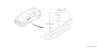 91112CA060NN-GARNISH ASSY FEN RH