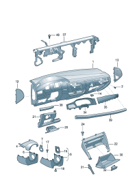 19D857003-Panel, instrument