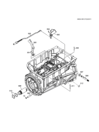 19259216-Plug-manual shift shaft