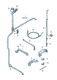 3D0971225AB-Harness, for 2nd battery/ Relay, opening