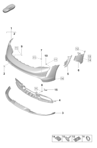 9J1807681-GRILLE ASSY-REAR COOLER,OUTLET