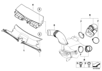 13713402286-PORSCHE CAYENNEAIR DUCT CENTRE