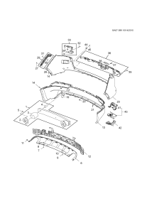 22976850-ABSORBER ENERGY,REAR BUMPER