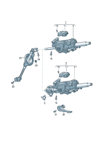3Q0905861C-Lock, steering column D-04.06.2018