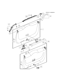 26312727-Panel, tailgate garnish (incl. 2-3,18)
