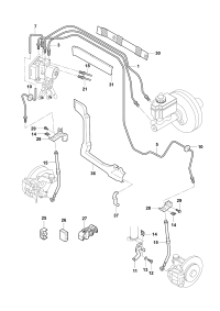 1K1614739G-Tube, from master cylinder to hydraulic unit