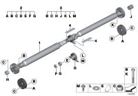 26100152421-Repairment kit, propeller shaft