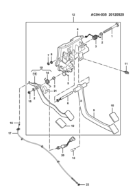 24539130-Step & bracket assy