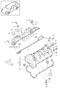 94810513520-Cap-valve  Porsche panamera:   Deprecated parts