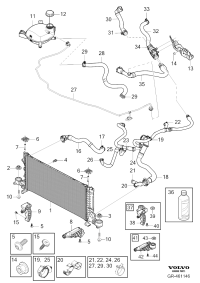 32222092-RADIATOR HOSE W124/E200/E220