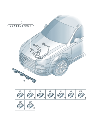 4G0971782-cylindrical connector with harness