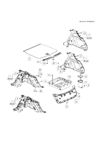 26381531-Trim, qtr lwr (1st for design see 26334981) (without nylon mesh) (incl. 2)