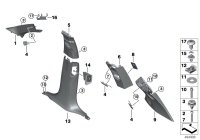 51435A0DAD4-Trim A pillar rh