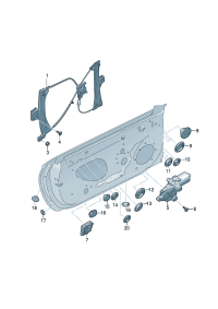 8W6837461D-Window regulator lh & rh D-05.02.2018