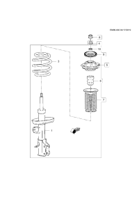 26281338-Spring, coil (20N/MM, 3135N)