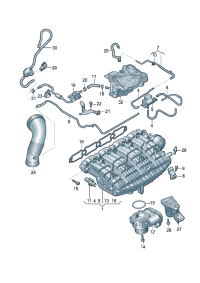 06L133201DH-Hose, air intake