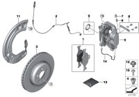 34116883470-BRAKE PAD SET/F20/F30