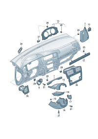 5GG858060AYI2-Switch assy-multiplex Bracket (black)