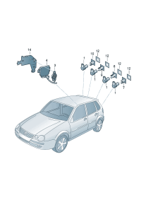 6Q0919486A-BRACKET-ANTISKID SENSOR