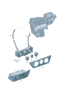 6Q0820045G-Fresh air and heating Adjuster  D  -01.07.2007 *