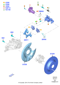 DG9Z2200E-Gasket kit, scuff