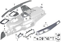51458070619-Covera/facia aluminium rhombus driver