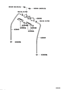 638060S010-Hose, roof ventilator drain