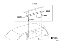 6346060231-Rack assy-roof rack rh