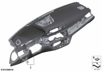 51459388889-Instrument panel leather hsg
