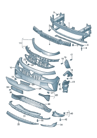 11D807217CTR-Cover, bumper (primer)