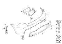 51128045548-Finisher, r. rr. bumper upper