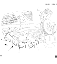 84010174-Tube, front brake disc cooling (front)