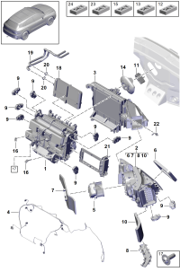 PAB820023-Housing & evap Evaporator