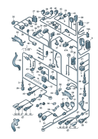 3D1970053AN-Segment For back door lid Up. assy-tail lid Housing