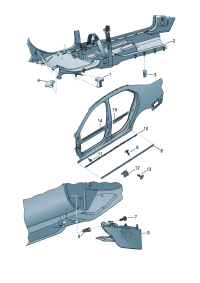 1K58533727G8-Mldg assy, l