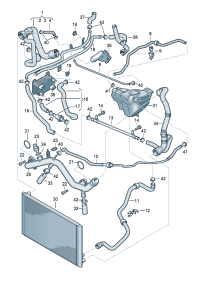 4E0121055AJ-WATER HOSE