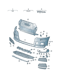 8U0807065T-COVER ASSY, PLASTIC