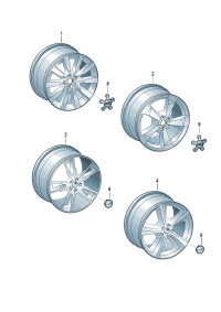 8XA601025E-Wheel rim-aluminium alloy