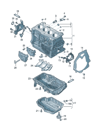 04E103170B-Sealing flange Contains: