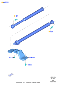 EJ7Z4R602C-Shaft assy-drive (() CHN)