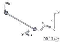 31356793639-STABILIZER FRONT WITH RUBBER313530