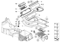 51167060445-Trim pre-select lever a/t