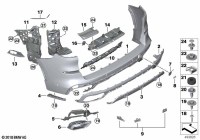 51128078670-Deflector exhaust tail pipe rh